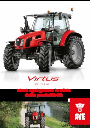 Traktory z napędem 4WD SAME Virtus 120 