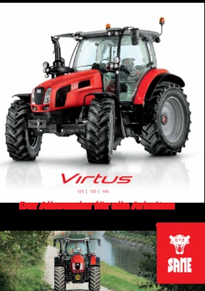Traktory z napędem 4WD SAME Virtus 140 