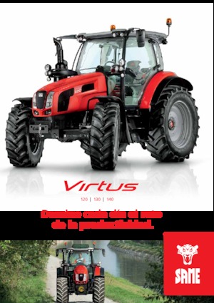 Traktory z napędem 4WD SAME Virtus 140 