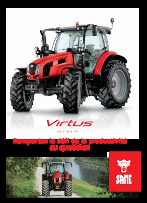 Traktory z napędem 4WD SAME Virtus 140 