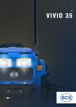 Traktory z napędem 4WD BCS Vivid 35