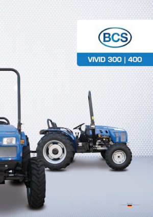Traktory z napędem 4WD BCS Vivid 400