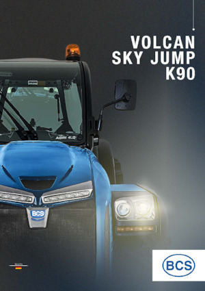 Traktory z napędem 4WD BCS Volcan K90 Ai-Tractor 
