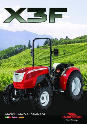 Traktory z napędem 4WD McCormick X3.070F