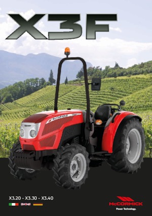 Traktory z napędem 4WD McCormick X3.30F