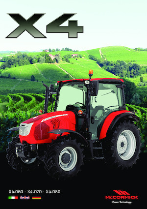 Traktory z napędem 4WD McCormick X4.080