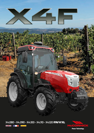 Traktory z napędem 4WD McCormick X4.40N