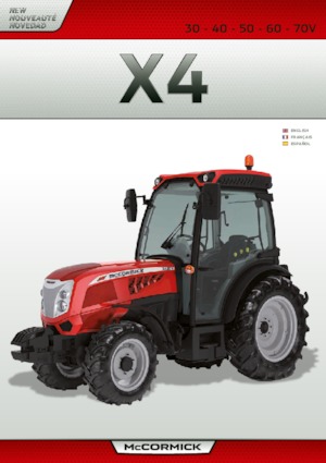 Traktory z napędem 4WD McCormick X4.40V