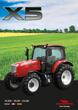 Traktory z napędem 4WD McCormick X5.110 Efficient