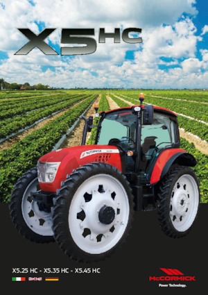 Traktory z napędem 4WD McCormick X5.35-4HC