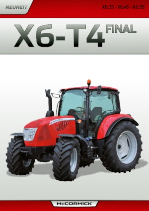 Traktory z napędem 4WD McCormick X6.55