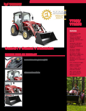 Traktory z napędem 4WD Yanmar YT235