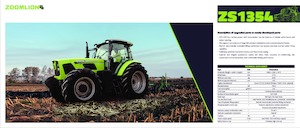 Traktory z napędem 4WD Zoomlion ZS1354