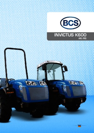 Traktory z napędem 4WD BCS Invictus K600 AR