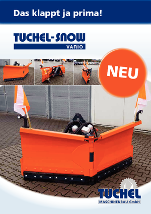 Regulowane pługi śnieżne Tuchel Vario 150