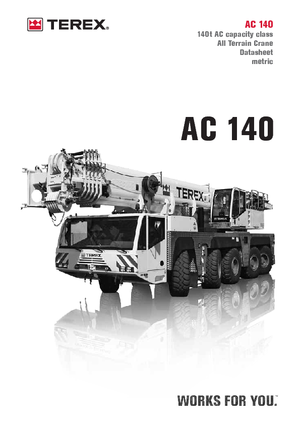 Żurawie szosowo-terenowe Terex-Demag AC 140 (10x8x8)