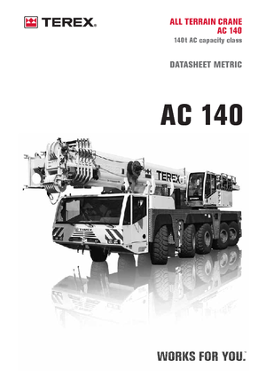 Żurawie szosowo-terenowe Terex-Demag AC 140 (10x8x8)