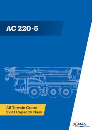 Żurawie szosowo-terenowe Demag AC 220-5