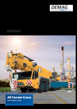 Żurawie szosowo-terenowe Demag AC 250-6 