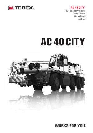 Żurawie szosowo-terenowe Terex-Demag AC 40 City (6x6x6)
