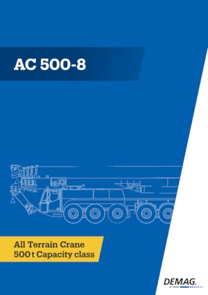 Żurawie szosowo-terenowe Demag AC 500-8