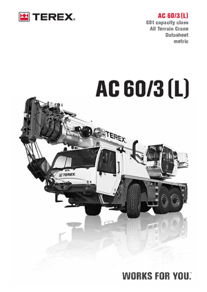 Żurawie szosowo-terenowe Terex-Demag AC 60/3 (6x6x6)