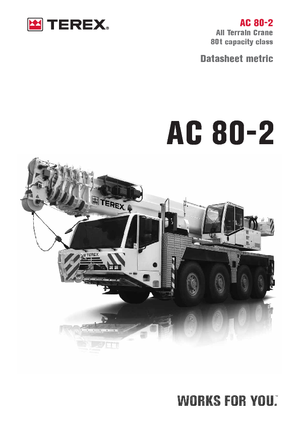 Żurawie szosowo-terenowe Terex-Demag AC 80-2 (8x8x8)