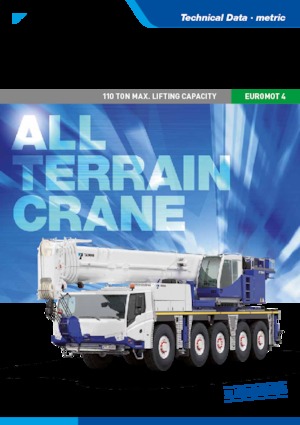 Żurawie szosowo-terenowe Tadano ATF 110G-5 