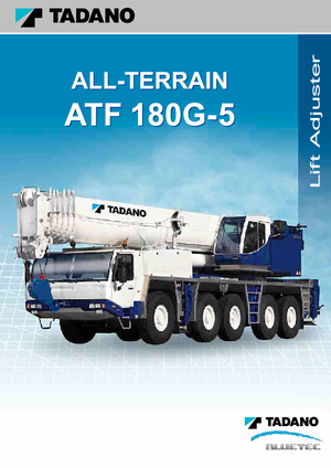 Żurawie szosowo-terenowe Tadano ATF 180 G 5 (10x8x10)