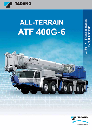 Żurawie szosowo-terenowe Tadano ATF400G-6 