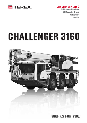 Żurawie szosowo-terenowe Terex-Demag Challenger 3160 (6x4x6)