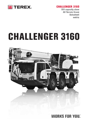 Żurawie szosowo-terenowe Terex-Demag Challenger 3160 (6x4x6)