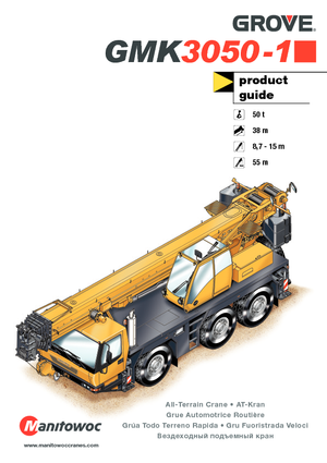 Żurawie szosowo-terenowe Grove GMK3050-1 