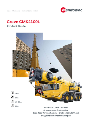 Żurawie szosowo-terenowe Grove GMK4100L 