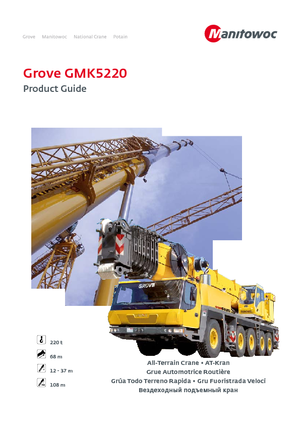 Żurawie szosowo-terenowe Grove GMK5220 