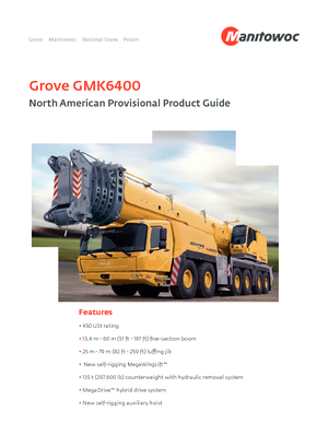 Żurawie szosowo-terenowe Grove GMK 6400 (12x8x12)