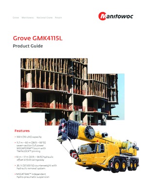 Żurawie szosowo-terenowe Grove GMK4115L