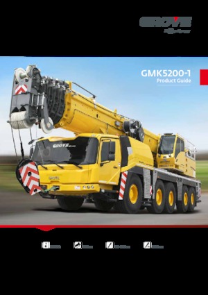 Żurawie szosowo-terenowe Grove GMK5200-1 