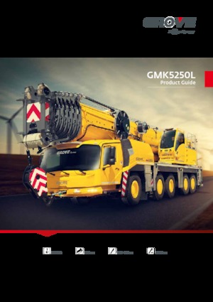 Żurawie szosowo-terenowe Grove GMK5250L 