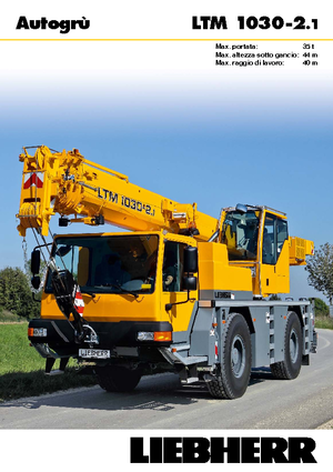 Żurawie szosowo-terenowe Liebherr LTM 1030-2.1 