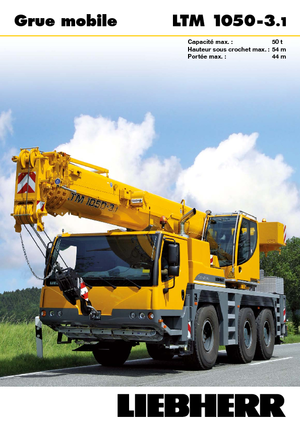 Żurawie szosowo-terenowe Liebherr LTM 1050-3.1 