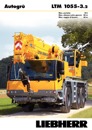 Żurawie szosowo-terenowe Liebherr LTM 1055-3.2 