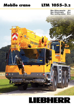 Żurawie szosowo-terenowe Liebherr LTM 1055-3.2 