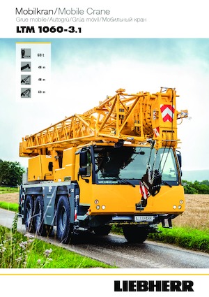 Żurawie szosowo-terenowe Liebherr LTM 1060-3.1 