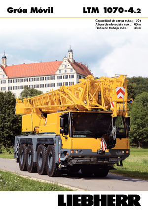 Żurawie szosowo-terenowe Liebherr LTM 1070-4.2 