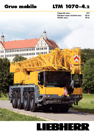 Żurawie szosowo-terenowe Liebherr LTM 1070-4.2 