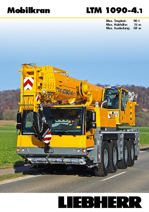 Żurawie szosowo-terenowe Liebherr LTM 1090-4.1 (8x6x8)