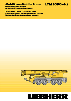 Żurawie szosowo-terenowe Liebherr LTM 1090-4.1 (8x6x8)
