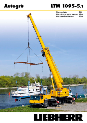 Żurawie szosowo-terenowe Liebherr LTM 1095-5.1 