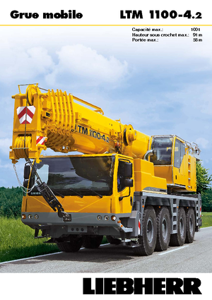 Żurawie szosowo-terenowe Liebherr LTM 1100-4.2